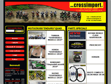 Tablet Screenshot of crossimport.it